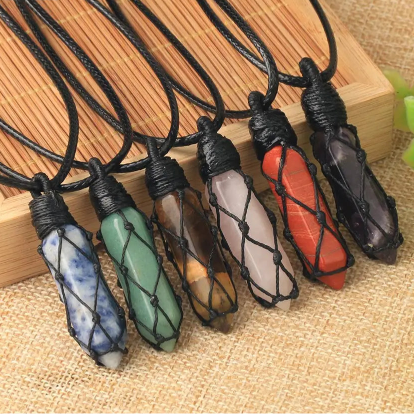 Healing Natural Crystals Necklaces