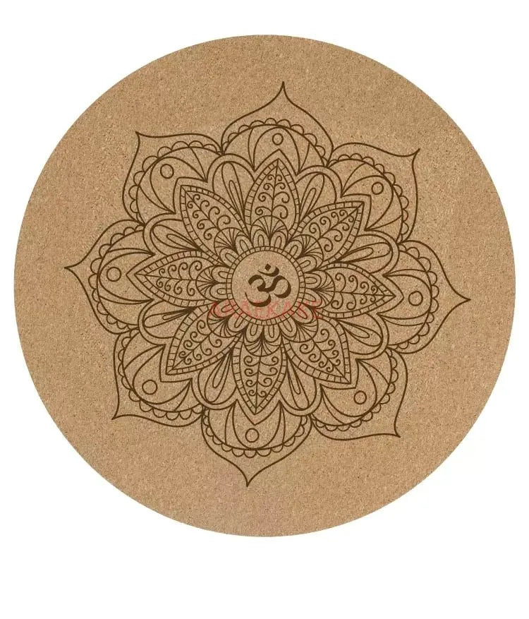 circular yoga mat for meditation