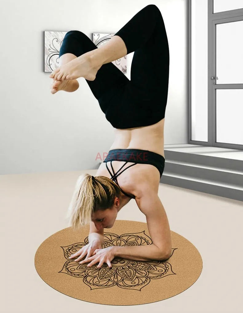 circular yoga mat for meditation