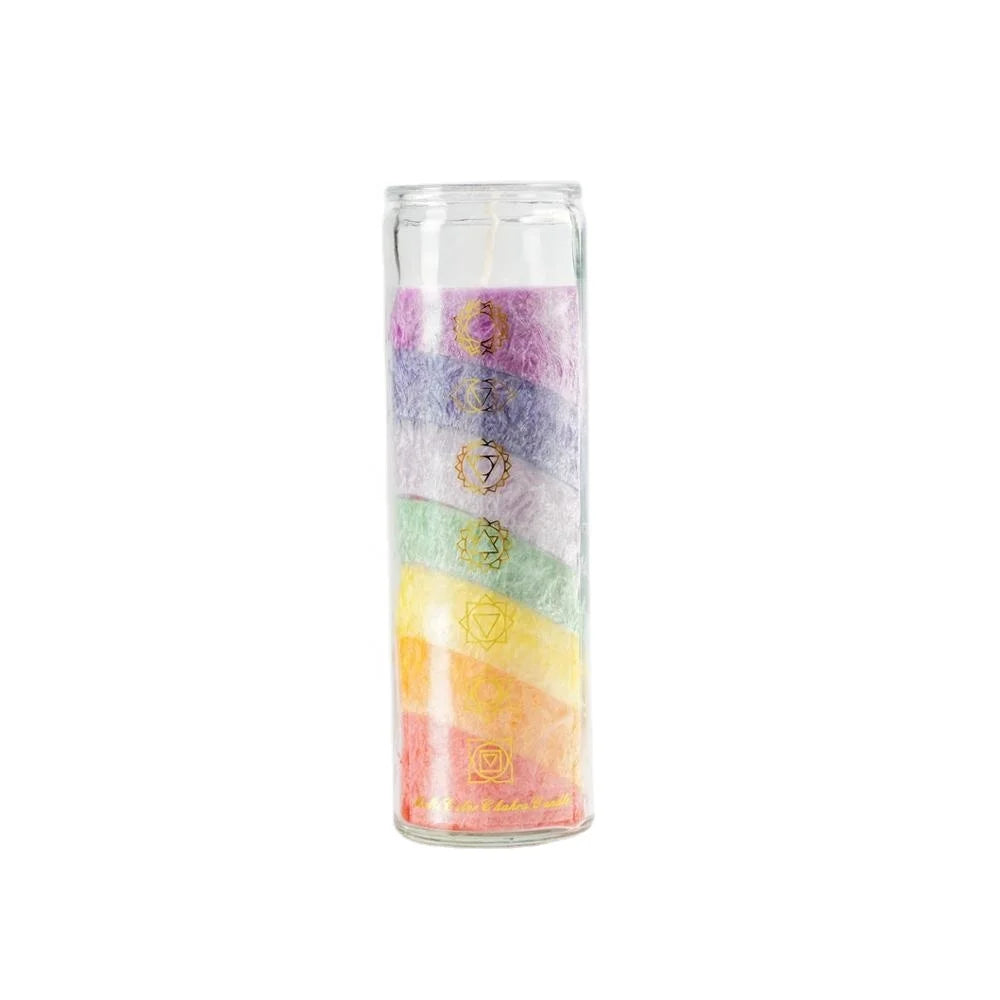 7-Layer Chakra Rainbow Scented Candle