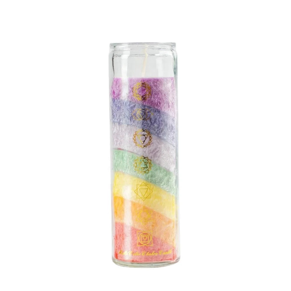 7-Layer Chakra Rainbow Scented Candle