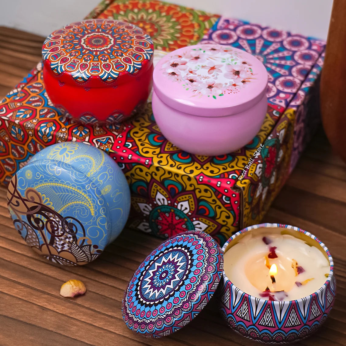 4PCS Scented Long Lasting Fragrance Candle