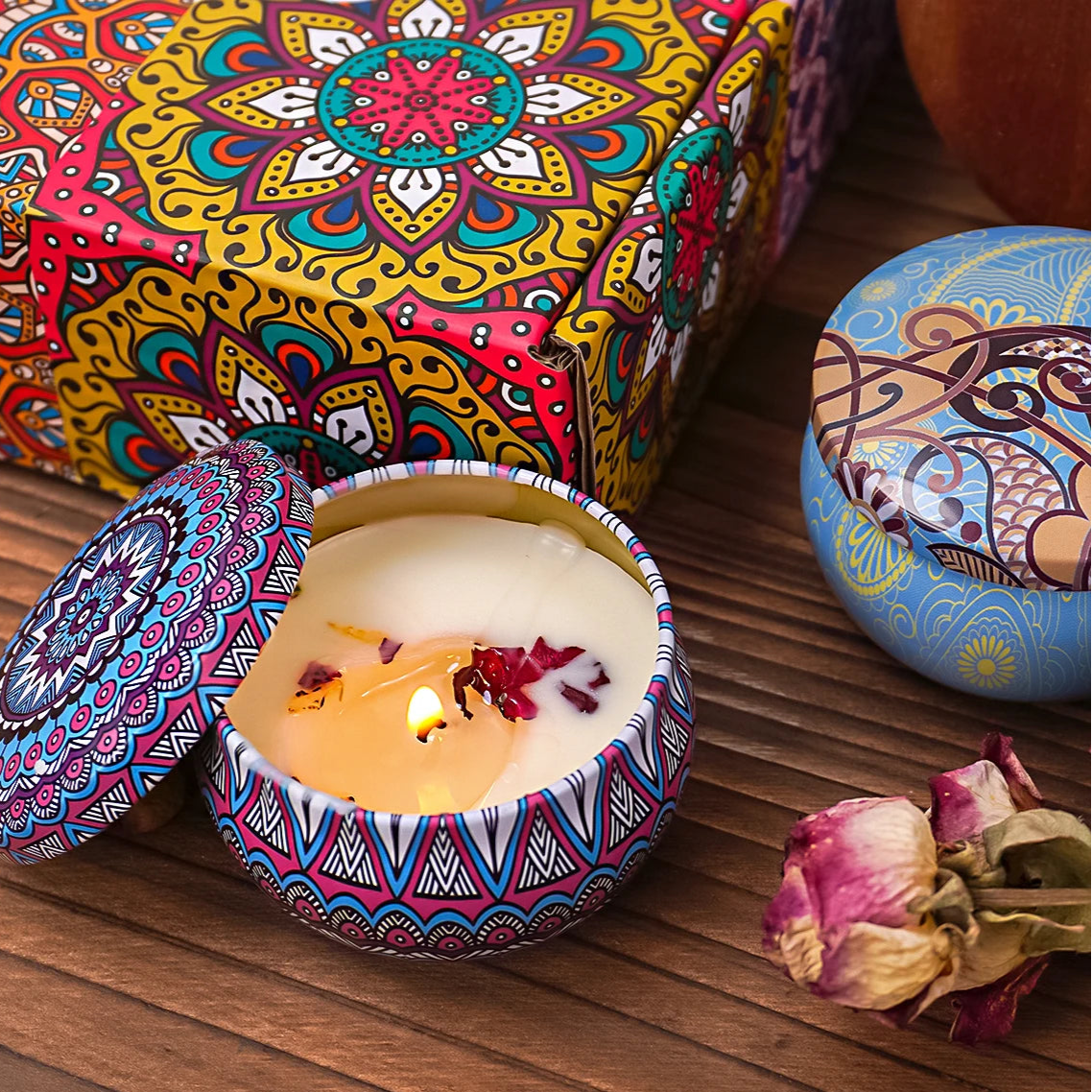 4PCS Scented Long Lasting Fragrance Candle