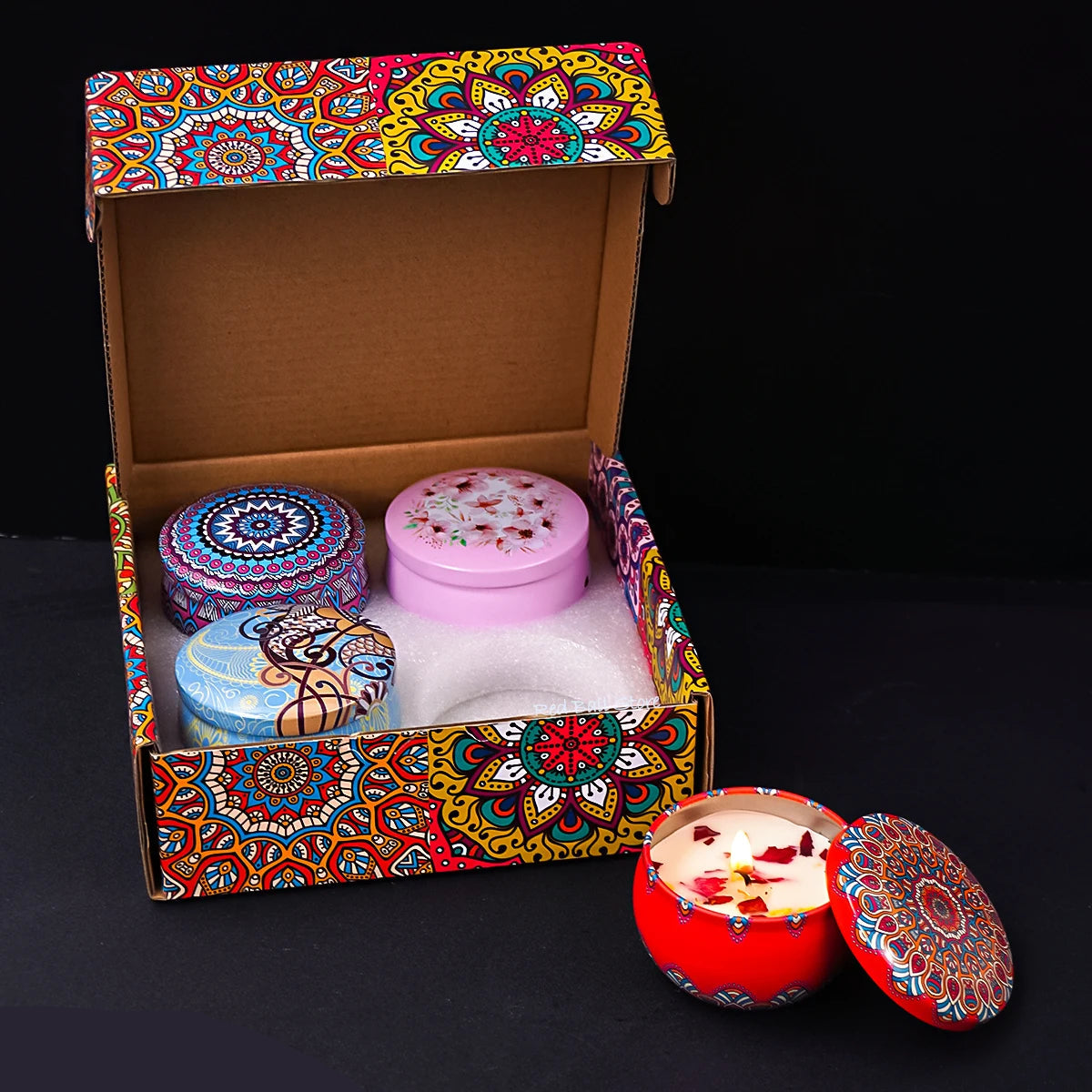 4PCS Scented Long Lasting Fragrance Candle